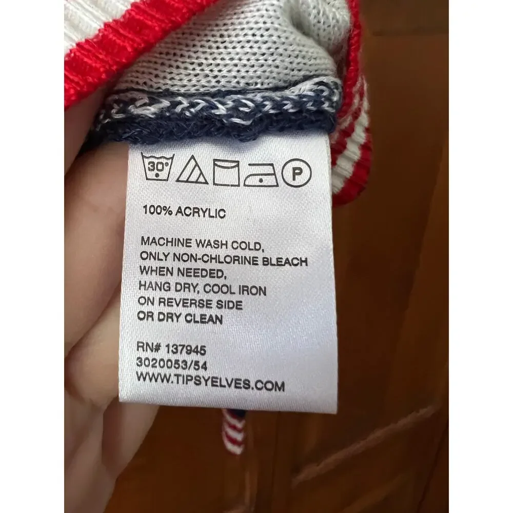 Tipsy Elves Men’s “I Have a Big Package For You” Funny Christmas Sweater Size M